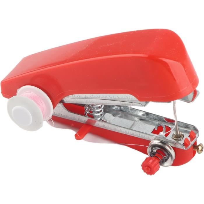 Mini Machine à Coudre Rapide – Fixateur Portable Pour Vêtements – Réparation Boutons Et Ourlets – Orange