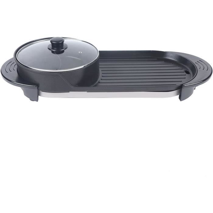 Hot Pot Barbecue électrique 2 En 1, 2200 W, Multifonction
