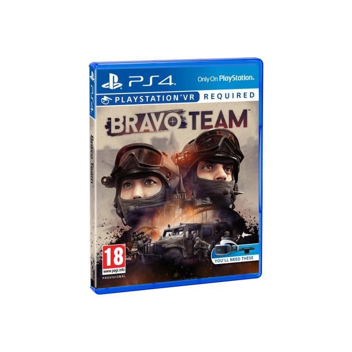 Jeu Vidéo - Sony - Bravo Team - PS4 - Stratégie - Coopération En Ligne - 2 Joueurs