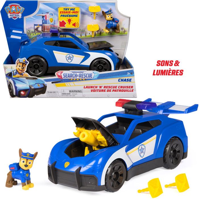Véhicule deluxe - Chase - Search & Rescue - La PatPatrouille