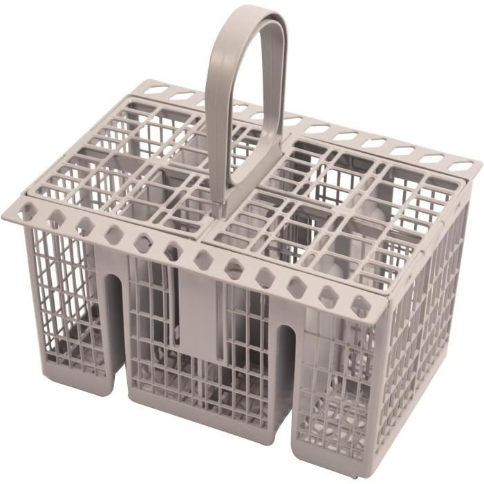 Panier à Couverts Pour Lave-vaisselle Ariston Hotpoint - Référence C00257140, Gris, Dimensions 207x160x220 Mm - Pièce De Rechange