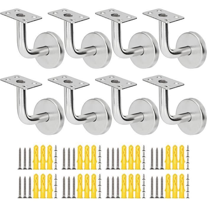 2 Plateaux Rotatifs 360° Charge Lourde 200kg - Acier 2mm, Noir - Diamètre 175mm - Pour Chaises, Tabourets, Meubles