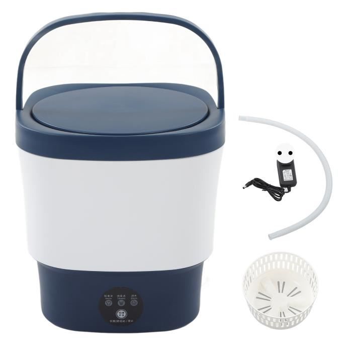 Machine à Laver Portable 12L Avec Essorage - Mini Laveuse Pour Sous-Vêtements, Chaussettes - Parfaite Étudiant