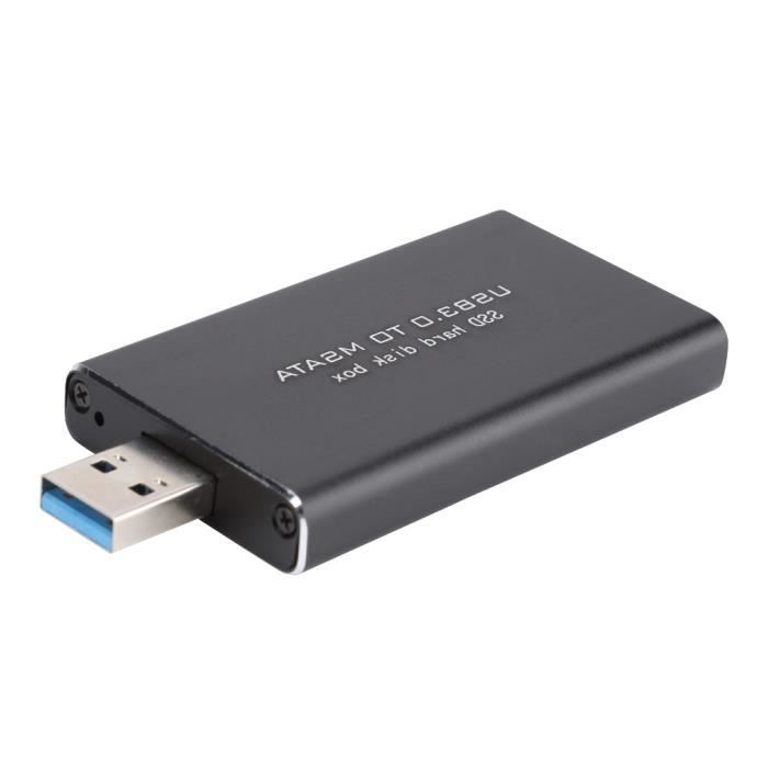 Boîtier SSD MSATA USB-C En Aluminium | Transmission 10 Gbit/s | Sans Outil, Portable Et Résistant - 9
