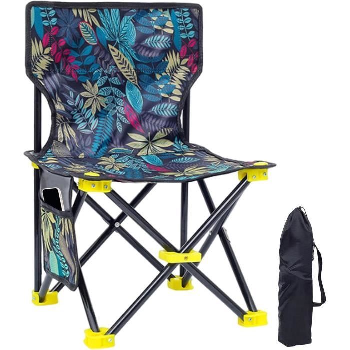 Fauteuil à Bascule Pliant NAIZEA Avec Sac Glacière Et Poches - Pour Extérieur/camping - Capacité 400 Lbs