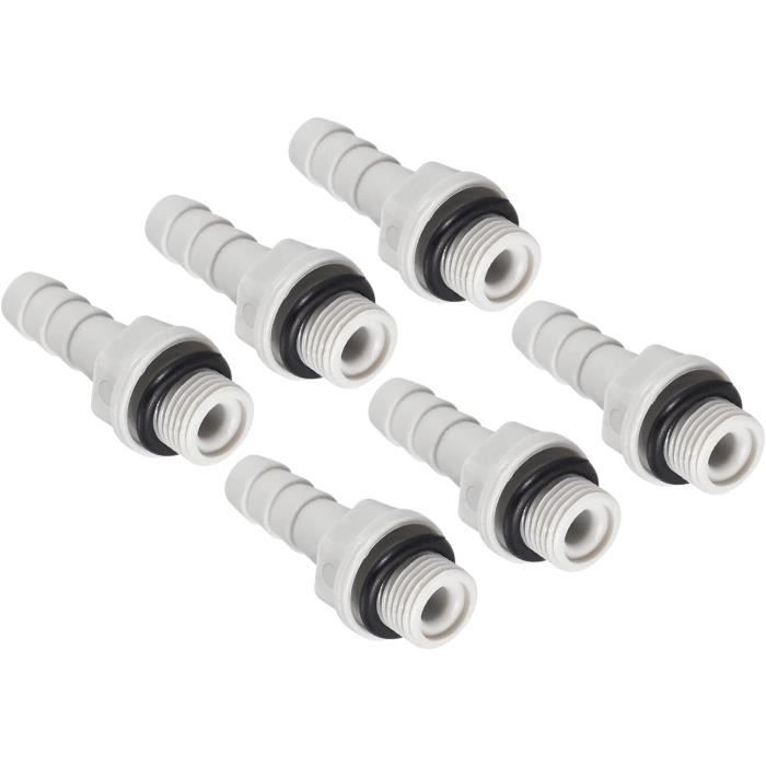 Raccord En Laiton Barbelé 1/4 X 1/8 NPT Femelle – Pour Tuyaux Caoutchouc Et Plastique