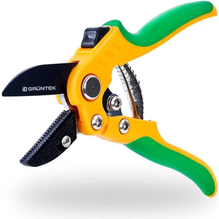 Sécateur De Jardin Ergonomique - Cisaille Pour Taille Plantes, Fleurs, Bonsaïs, Légumes (Acier 3Cr13) - 2