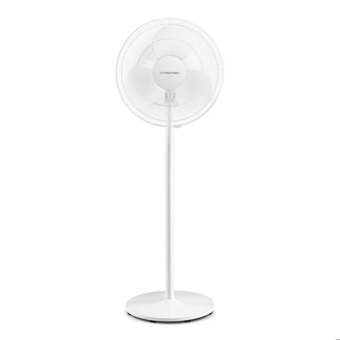 TROTEC Ventilateur sur pied design TVE 23 S - 50 watts - 3 vitesses - oscillation à 80° - hauteur réglable - Trotec
