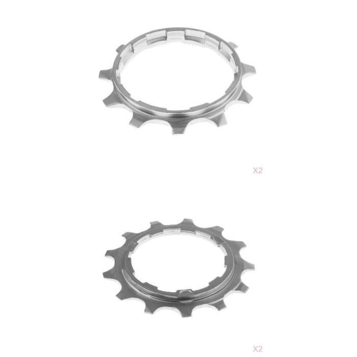 Pignons VTT 11 Vitesses - 2 Pièces 11T + 13T En Acier - Pour Transmission Large - 2