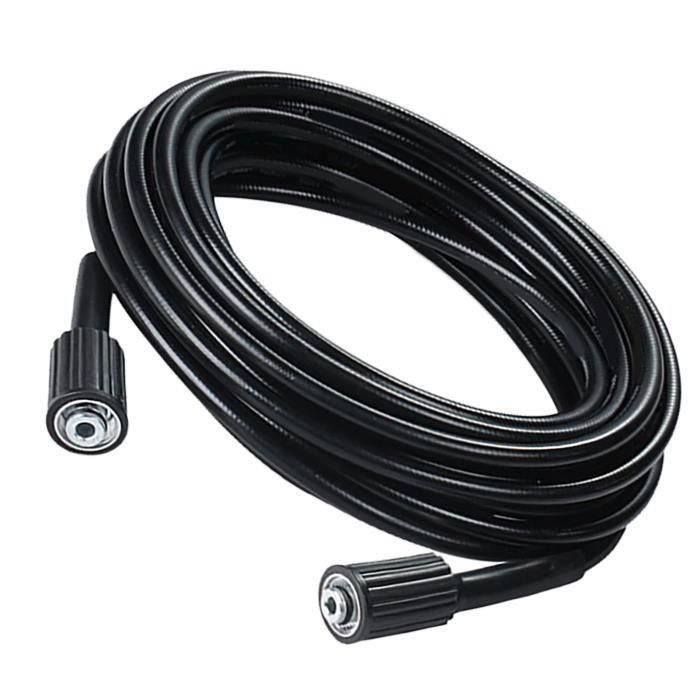 Emoobin 15m Tuyau D'extension De Tuyau De Rechange Haute Pression Pour Nettoyeur Haute Pression Karcher K Series K2 K3 K4 K5 K6 K7 Click Plug Quick Connector