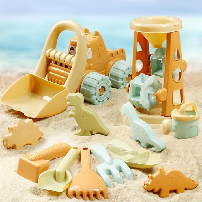 Ensemble de jouets de plage - VGEBY - Lot de 10 - Matériaux sécurisés - Design attractif