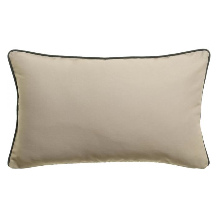 Coussin uni Alga outdoor galet 30 x 50 cm Vivaraise.