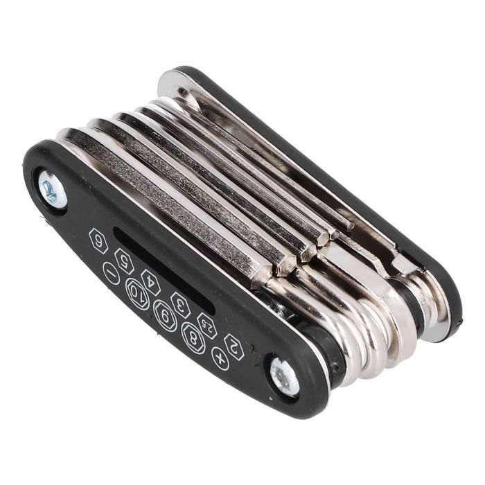 Kit De Réparation Vélo 11-en-1 Pliant : Ultra Compact Et Complet Pour Dépanner Partout