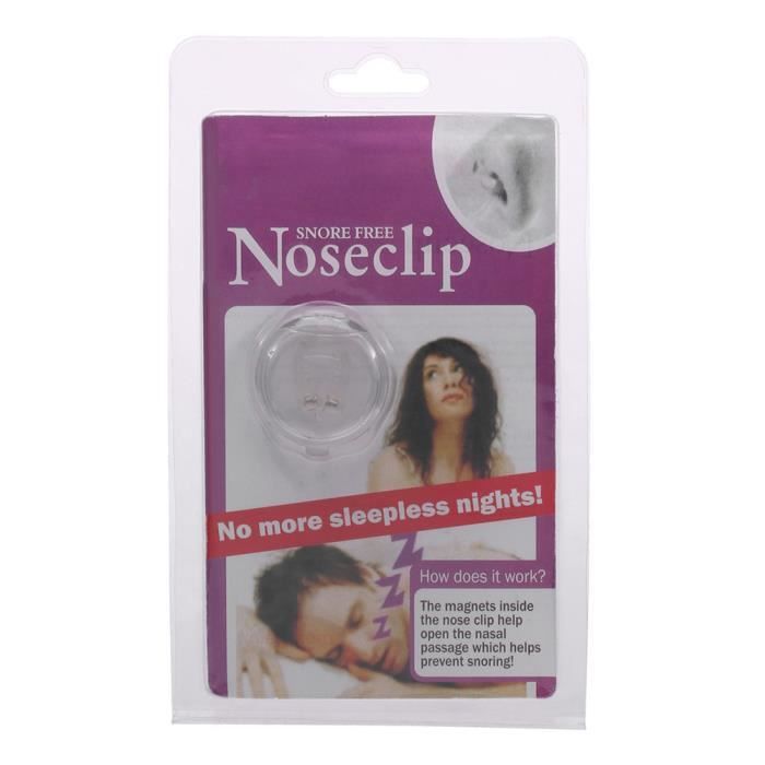 Clip Nez Anti-Ronflement - Silicone Hypoallergénique Clip Nez Anti-Ronflement - Silicone Hypoallergénique