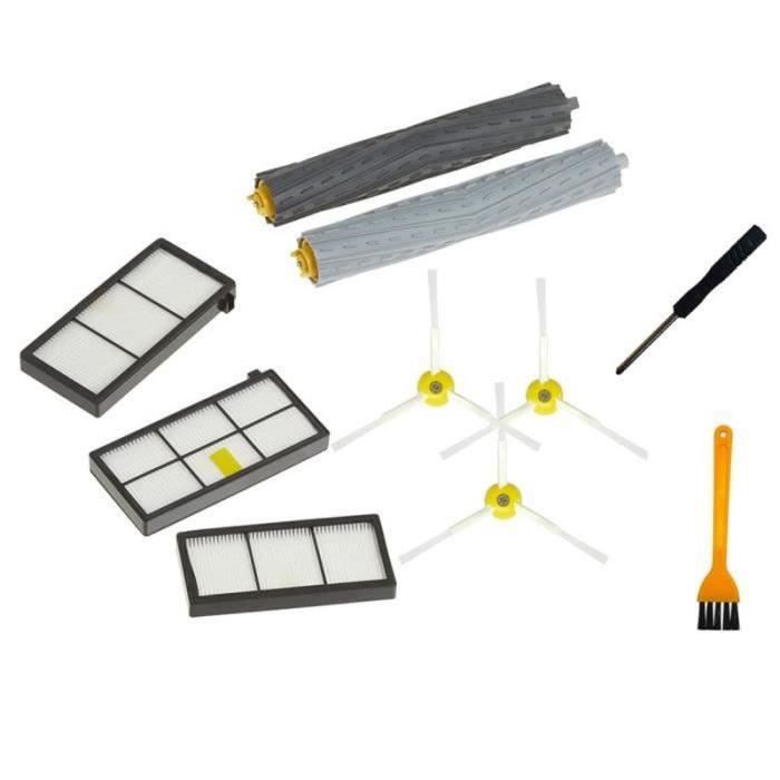 Kit De Pièces De Rechange Pour IRobot Roomba S9/s9+ - Pneus, Roulette, Brosse Latérale