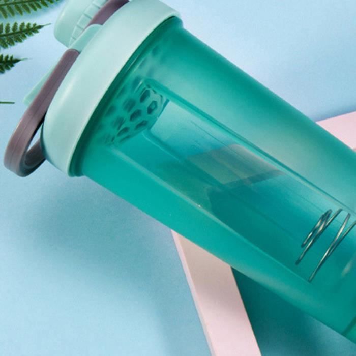 Gourde Sport Tritan 600 Ml Avec Paille – Anti-Fuite, Sans BPA, Rose Pastel – Idéale Étudiants, Sport, Bureau