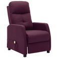 Moderne Fauteuil relax massage Fauteuil inclinable style contemporain Fauteuil TV Relaxation - Violet Tissu♫2255-1