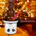 Machine de fonte de chocolat électrique à 4 niveaux, fontaine de fabricant de fondue, prise UK 220V HB041  HB020 -RAI-1
