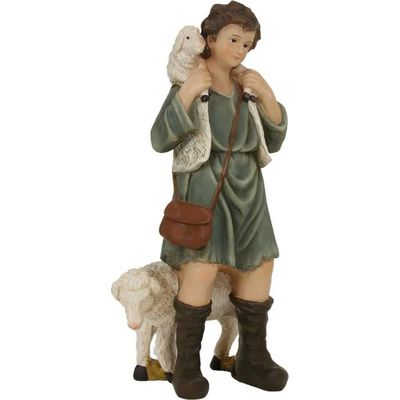 FADEDA Tondeur De Moutons / Hauteur:9 Cm / Peint à La Main