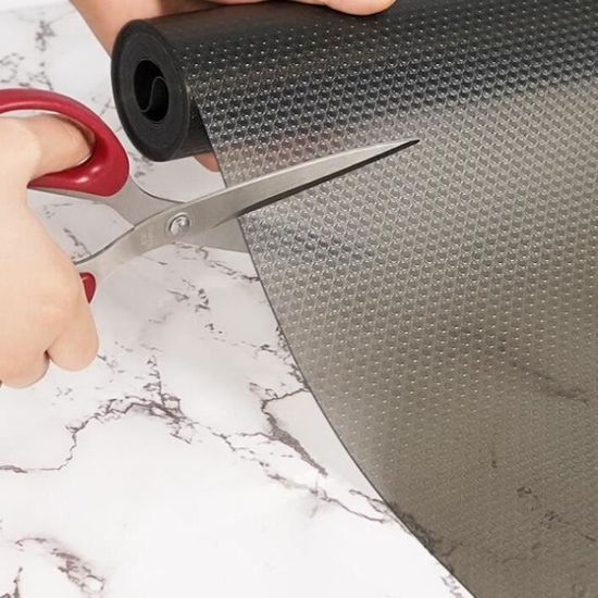 60cmx300cm Tapis Fond De Tiroir Antiderapant Non-adhésif, DIY Tapis De