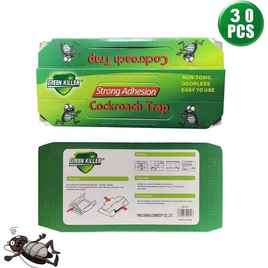 Lot De 3 Boîtes CATCH - Pièges Contaminateurs Anti-cafards & Blattes - 18 Pièges Au Total - Neuf Sous Blister