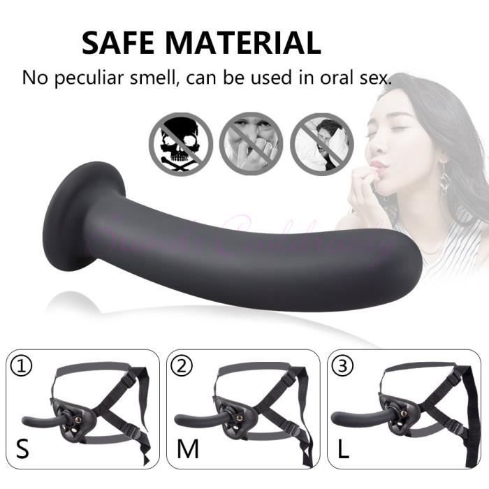 Gode Ceinture M - Plug anal en silicone SFP réglable pour femme gay ...