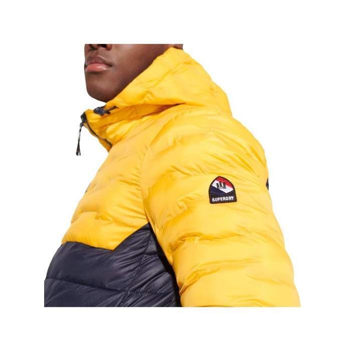 Doudoune Superdry Homme Utah gold Jaune Synthétique Jaune