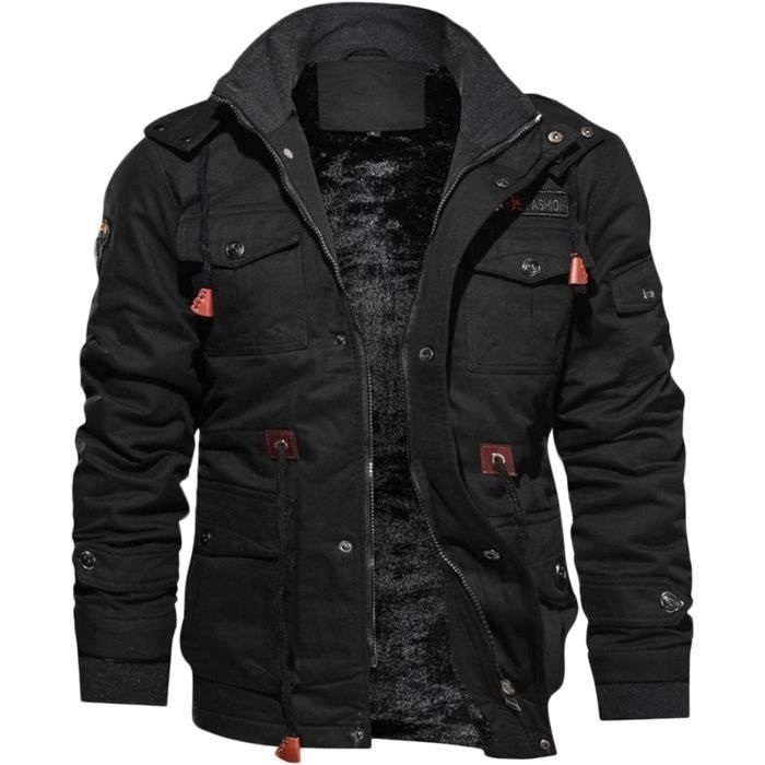 DAY8 Manteau Homme Hiver Chaud pais V tement Homme Pas Cher a la