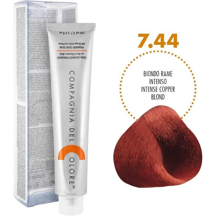 Coloration 100Ml - N°7.44 : Blond Cuivré Intense[u1433] - Cdiscount Au ...