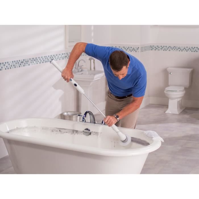 Baignoire de douche Baignoire et carrelage Laveur Brosse de nettoyage pour  Salle de bain WC Mur de cuisine