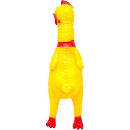 Meekoo Paquet de 6 Jeux de Poulet Hurlant en Caoutchouc - Nouveauté et Durable, Outil de Décompression, Gadgets Shrilling
