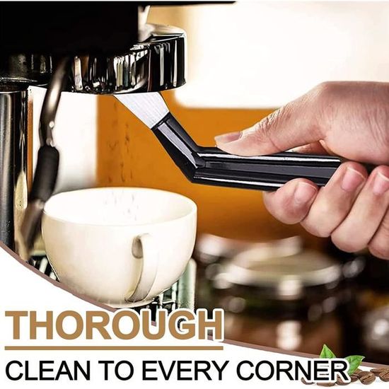 Brosse De Nettoyage De Moulin à Café 5 Pièces Brosse De Moulin à Café Brosse De Broyeur De Haricots Café Brosse Pinceau Nettoy[100] - Electroménager