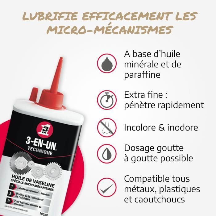 Huile de vaseline - Burette 125 mL | Mabéo Industries