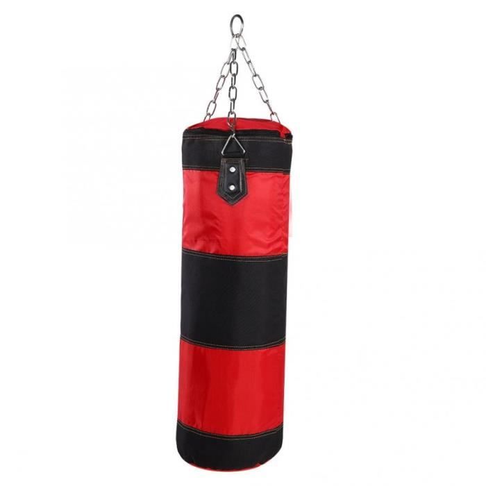 Plafond Sac de Frappe avec Chaîne en Acier, 100cm Non Rempli Fitness Sac de  Boxe Exercice et Soulagement du Stres-Pas de remplissage - Cdiscount Sport