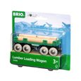 Brio World Wagon Convoyeur de Bois - Accessoire aimanté pour circuit de train en bois - Ravensburger - Mixte dès 3 ans - 33696-3