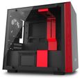 NZXT BOITIER PC H200i - Rétroéclairage RGB - Noir / Rouge - Verre trempé - Format Mini ITX (CA-H200W-BR)-3
