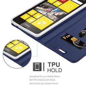 Étui Folio Avec Fenêtre Pour Nokia Lumia 530 - Bleu, Neuf Dans Son Emballage