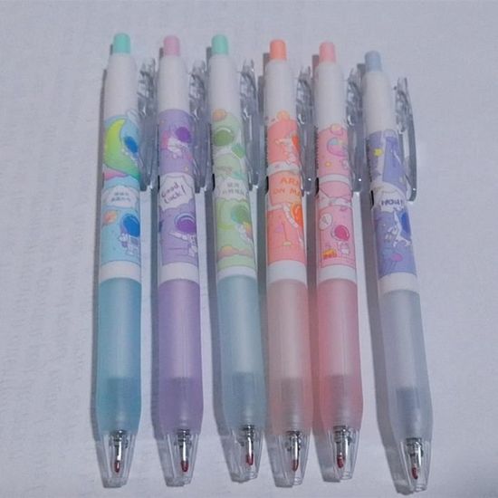 Paquet de 6 stylos gel mignons papeterie mignonne fournitures scolaires  kawaii stylos mignons jolie mode - Cdiscount Beaux-Arts et Loisirs créatifs