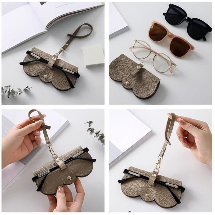 Allayu Étui à lunettes de soleil Oarrave étui à lunettes souple pour