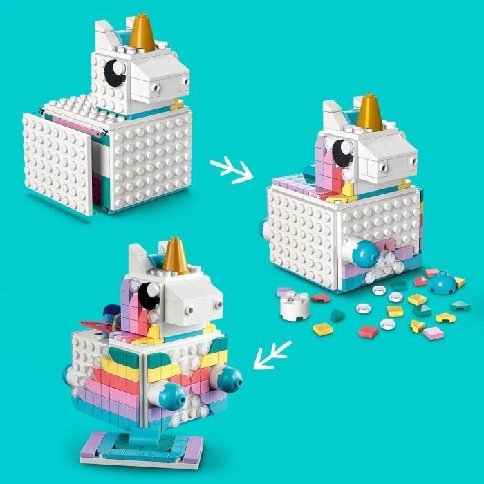 Jeu de construction - LEGO - 41962 DOTS Le Kit Créatif Familial Licorne -  707 pièces - Rose et Multicolore - Cdiscount Jeux - Jouets
