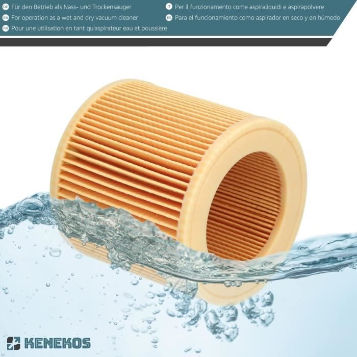 Filtre Cartouche Aspirateur KARCHER WD3 PREMIUM