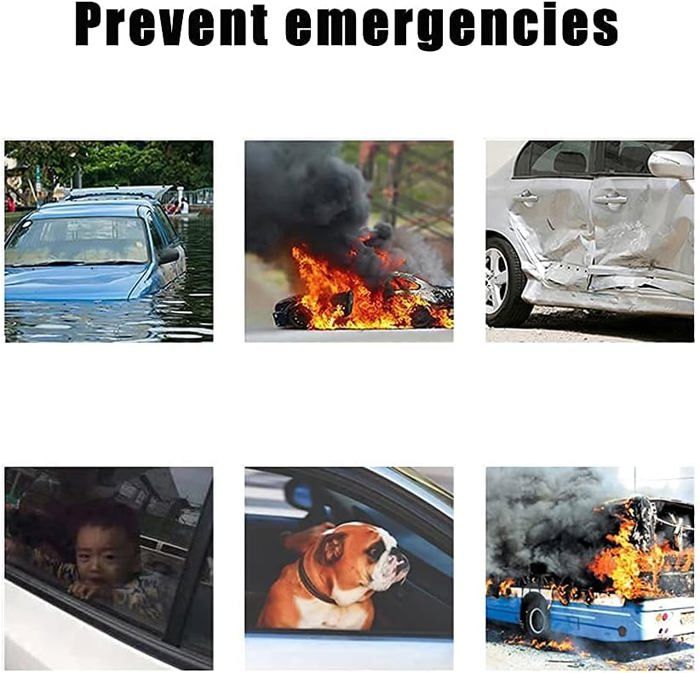 Lot De 2 Marteaux De Sécurité Pour Voiture - Outil D'évacuation D