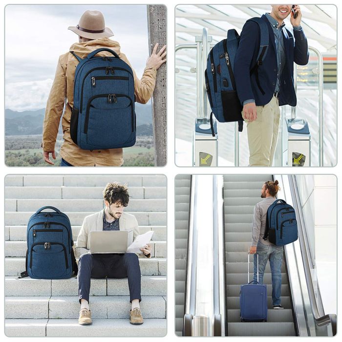 KKNE 40L sac a dos voyage, sac à dos Business extensible,sac a dos