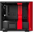NZXT BOITIER PC H200i - Rétroéclairage RGB - Noir / Rouge - Verre trempé - Format Mini ITX (CA-H200W-BR)-6