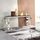 Console verre et chrome