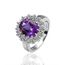 bague or blanc avec pierre violette bague or blanc avec pierre violette