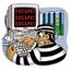 Gratuit Images T Shirt Homme Manches Courtes Prisonnier Evasion Escape Humour le plus cool par