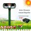 Extérieur Solaire Ultrasonique Animal Répulsif Antiparasitaire Chien Chat Souris