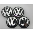 4X CENTRES DE ROUE VW caches moyeu jante alu 65mm emblème VOLKSWAGEN-0