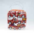 Tapis d'éveil,Grande ville trafic tapis de parc de voiture jouer enfants tapis développement bébé ramper tapis - Type 6 Fire truck-0